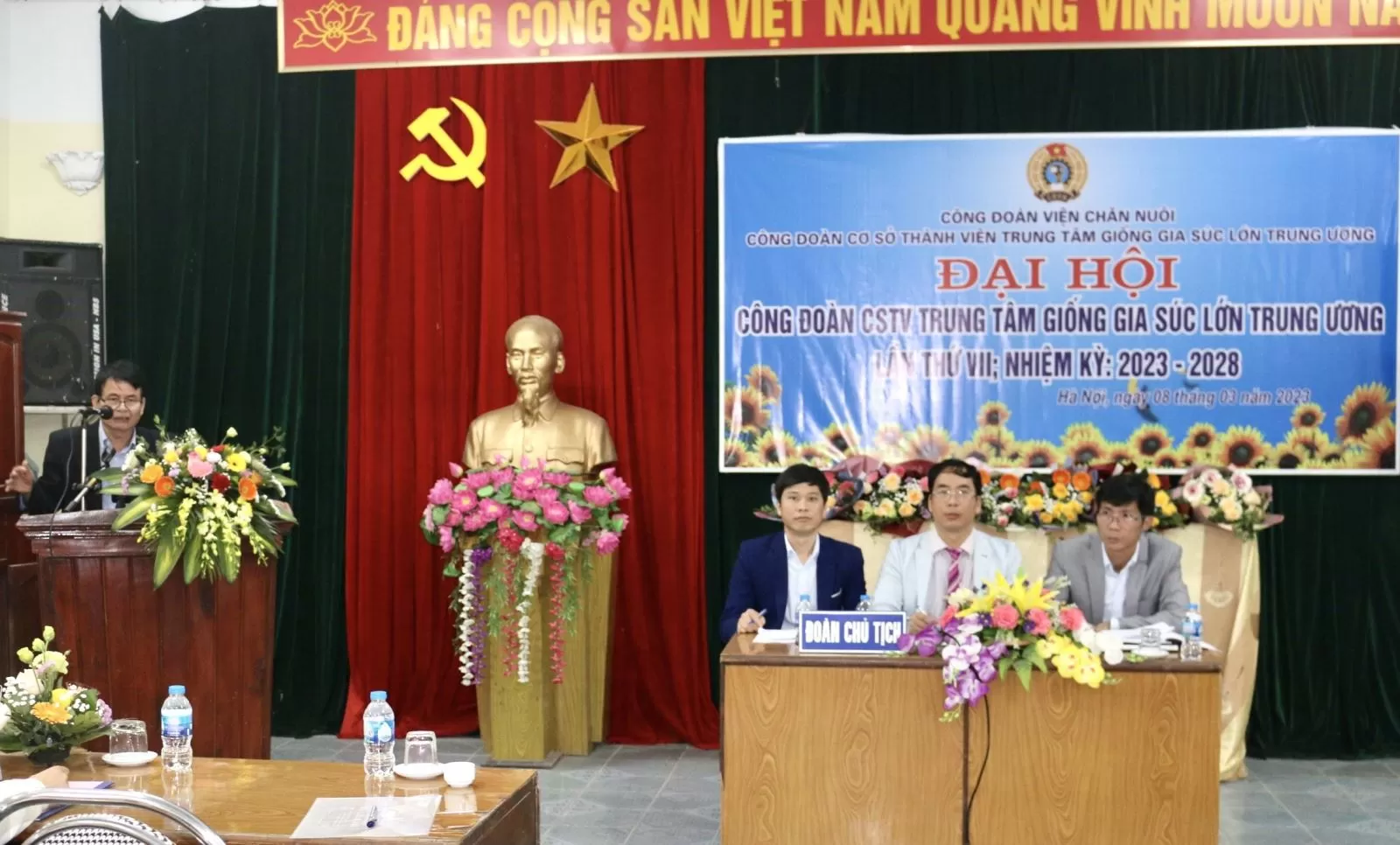 Đại hội Công đoàn Cơ sở thành viên Trung tâm giống gia súc lớn Trung ương nhiệm kỳ 2023-2028