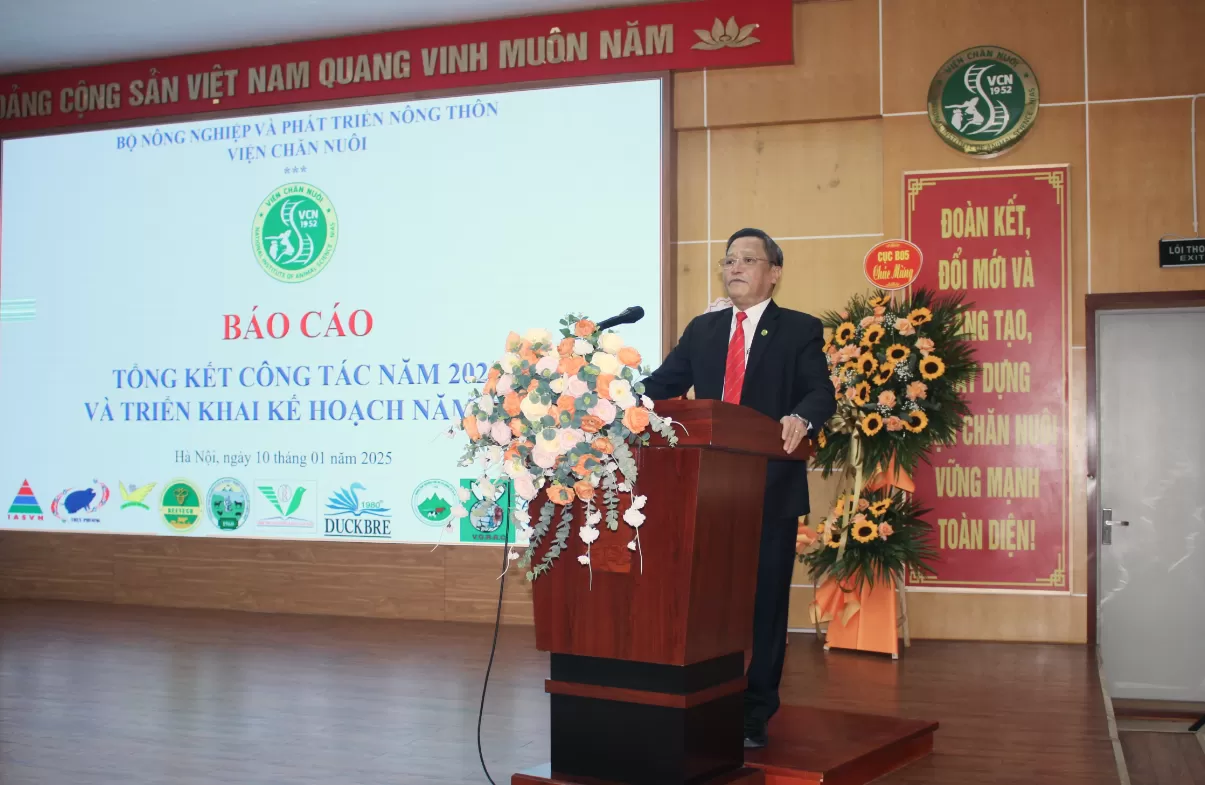 Viện Chăn nuôi tổng kết công tác năm 2024 và triển khai kế hoạch công tác năm 2025